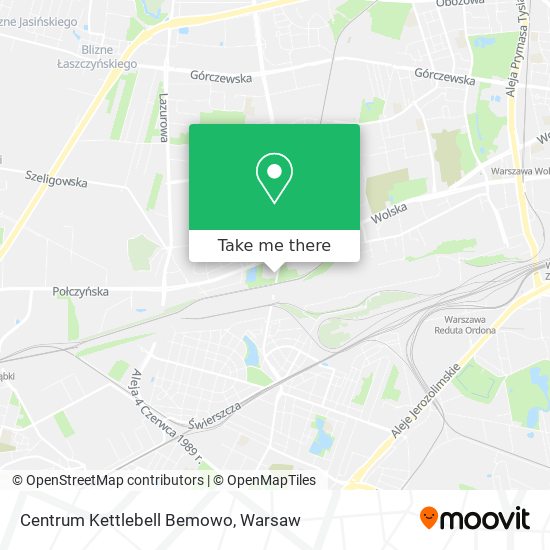 Centrum Kettlebell Bemowo map