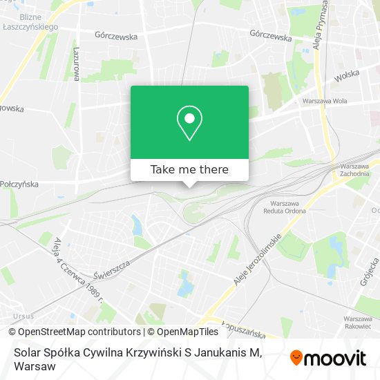 Карта Solar Spółka Cywilna Krzywiński S Janukanis M