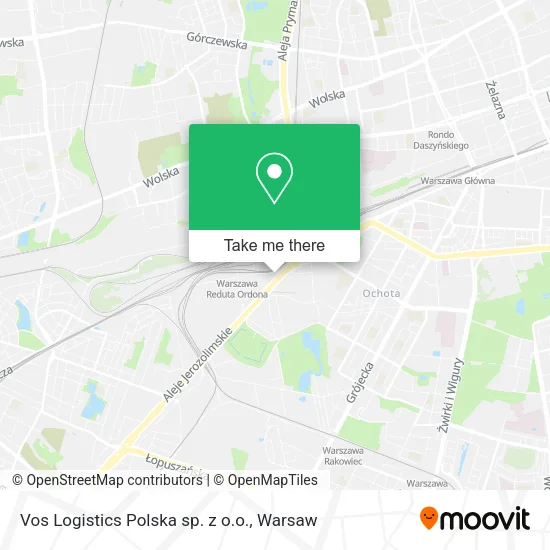 Vos Logistics Polska sp. z o.o. map