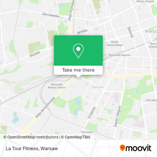 La Tour Fitness map