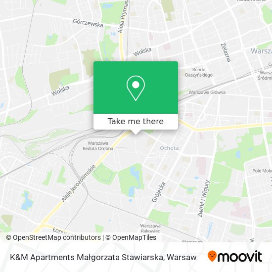 K&M Apartments Małgorzata Stawiarska map