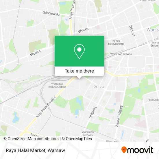 Raya Halal Market map