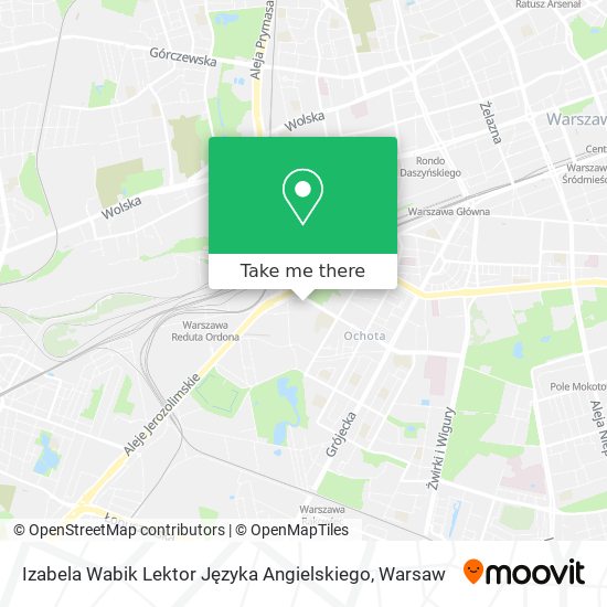 Izabela Wabik Lektor Języka Angielskiego map