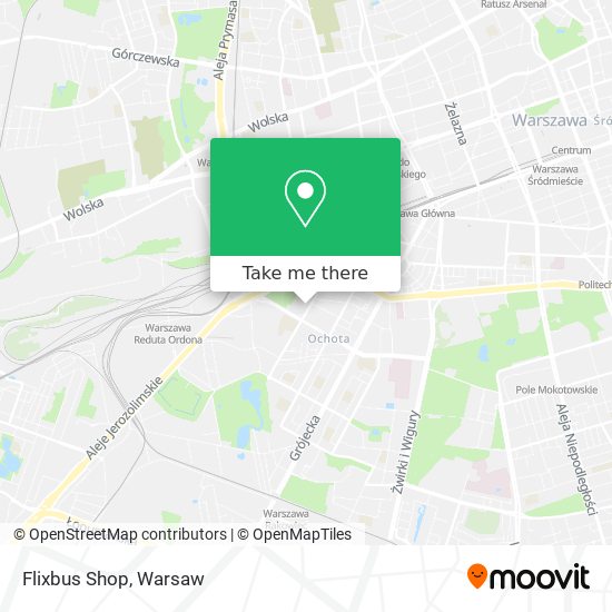 Карта Flixbus Shop