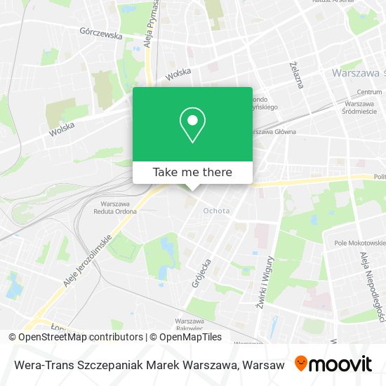 Wera-Trans Szczepaniak Marek Warszawa map