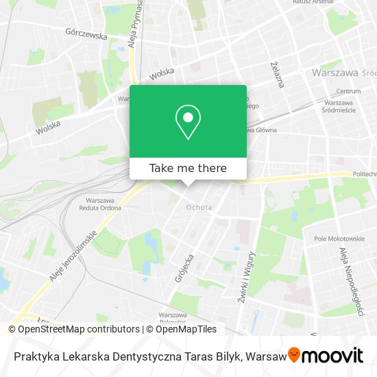 Praktyka Lekarska Dentystyczna Taras Bilyk map