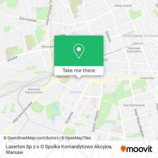 Laserton Sp z o O Spolka Komandytowo Akcyjna map