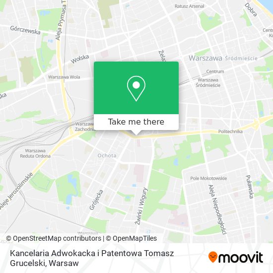 Kancelaria Adwokacka i Patentowa Tomasz Grucelski map