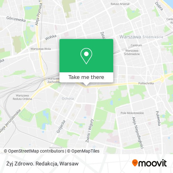 Żyj Zdrowo. Redakcja map