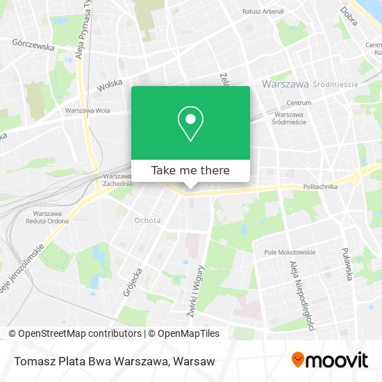 Tomasz Plata Bwa Warszawa map