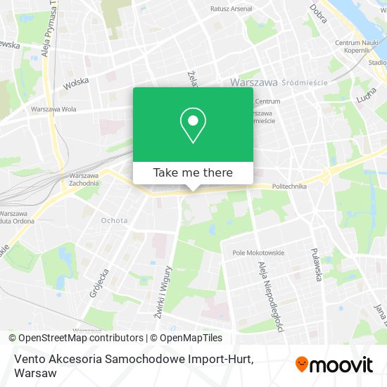 Vento Akcesoria Samochodowe Import-Hurt map