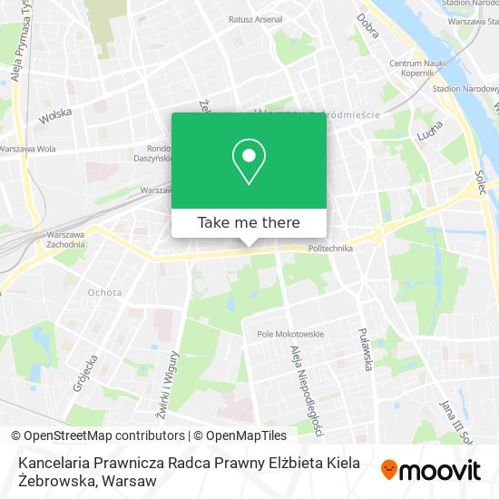 Kancelaria Prawnicza Radca Prawny Elżbieta Kiela Żebrowska map