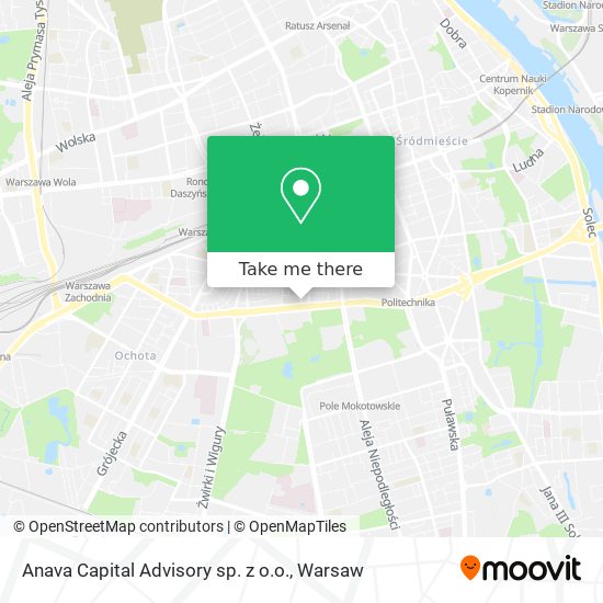 Anava Capital Advisory sp. z o.o. map