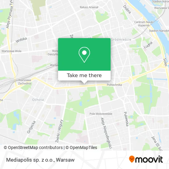 Карта Mediapolis sp. z o.o.