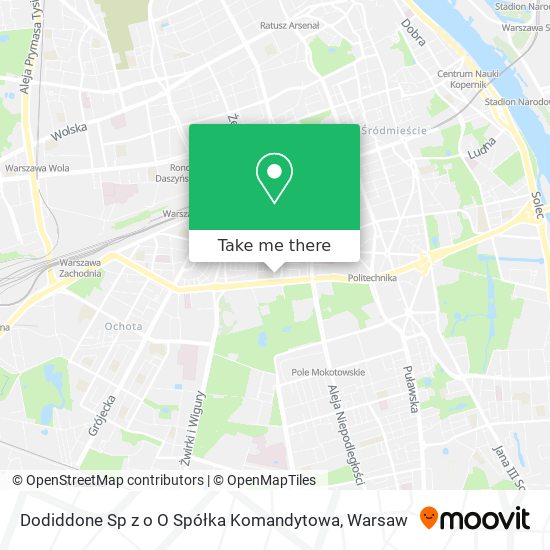 Dodiddone Sp z o O Spółka Komandytowa map