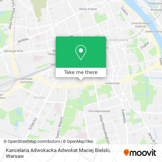 Kancelaria Adwokacka Adwokat Maciej Bielski map