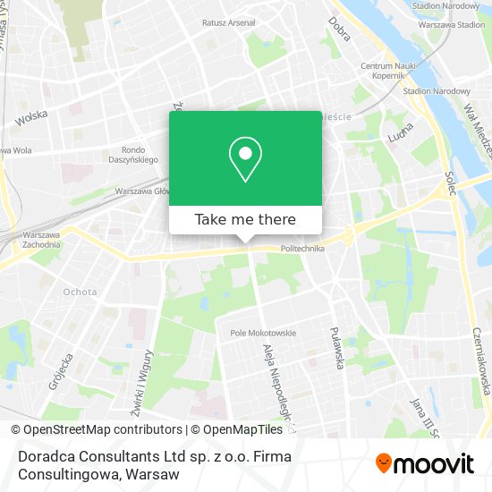 Doradca Consultants Ltd sp. z o.o. Firma Consultingowa map