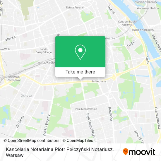 Kancelaria Notarialna Piotr Pełczyński Notariusz map