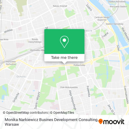 Карта Monika Narkiewicz Busines Development Consulting