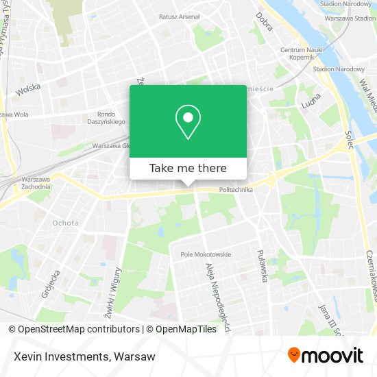 Xevin Investments map