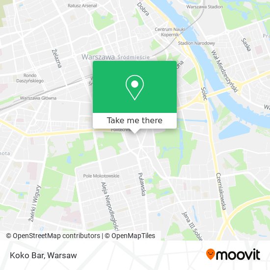 Koko Bar map