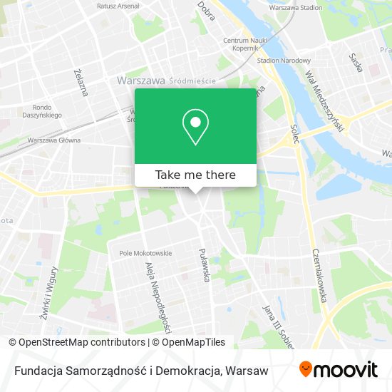 Fundacja Samorządność i Demokracja map