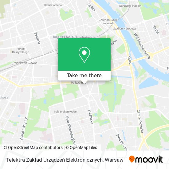 Карта Telektra Zakład Urządzeń Elektronicznych