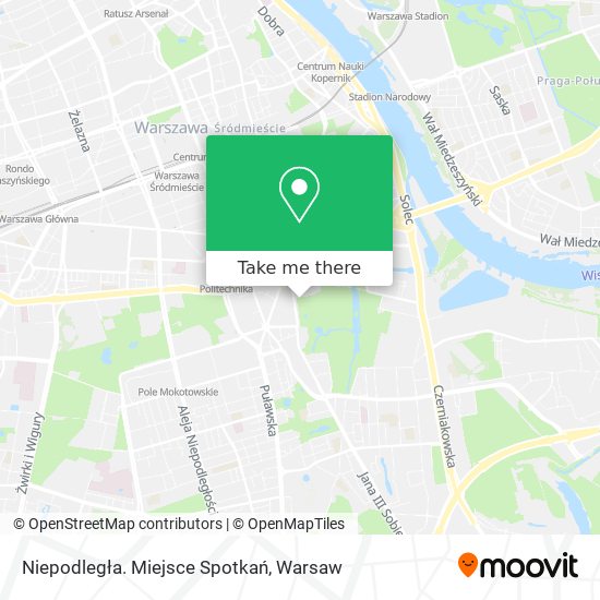 Niepodległa. Miejsce Spotkań map