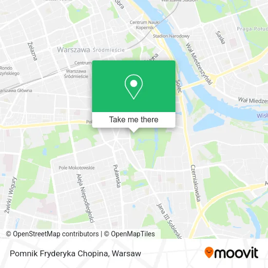 Pomnik Fryderyka Chopina map