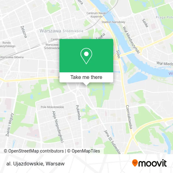 al. Ujazdowskie map
