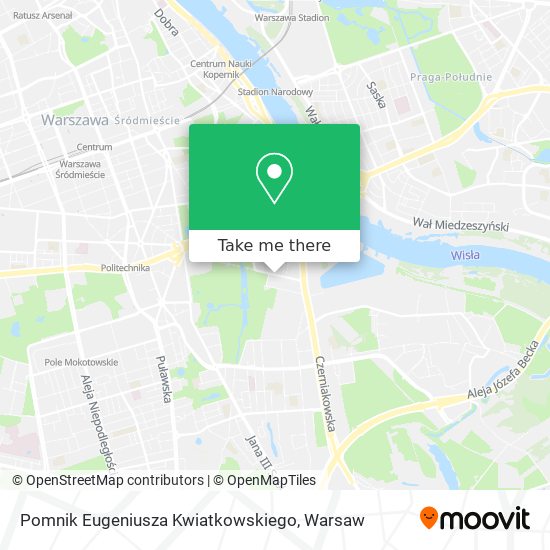 Pomnik Eugeniusza Kwiatkowskiego map