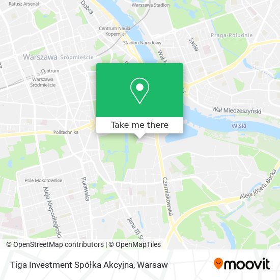 Tiga Investment Spółka Akcyjna map