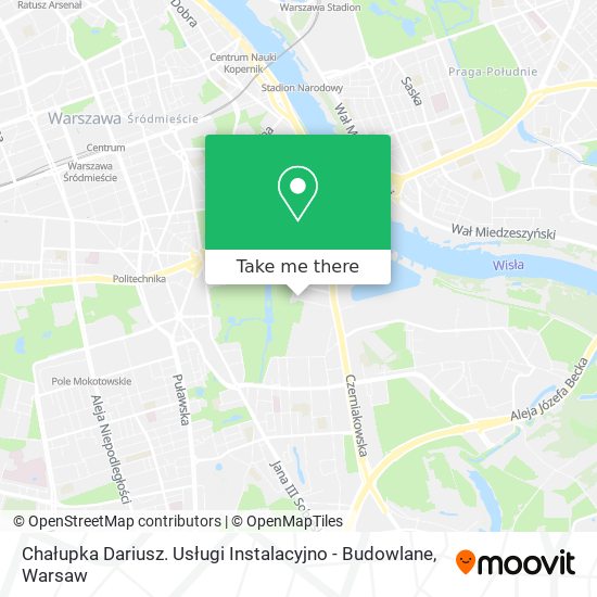 Chałupka Dariusz. Usługi Instalacyjno - Budowlane map