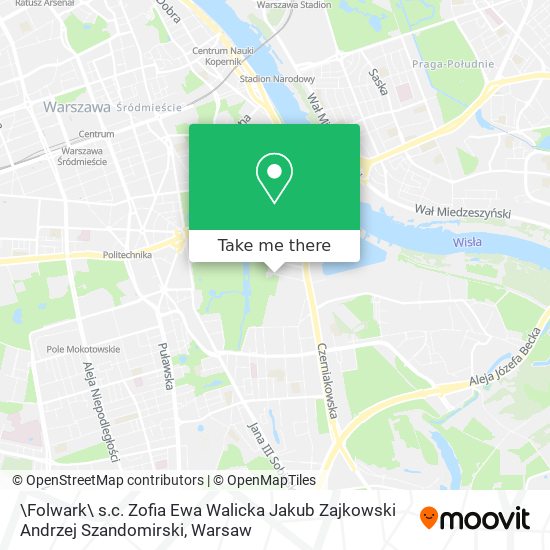 \Folwark\ s.c. Zofia Ewa Walicka Jakub Zajkowski Andrzej Szandomirski map