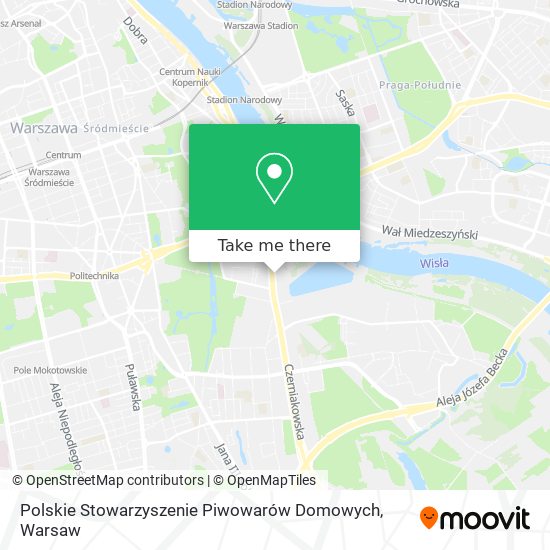 Карта Polskie Stowarzyszenie Piwowarów Domowych