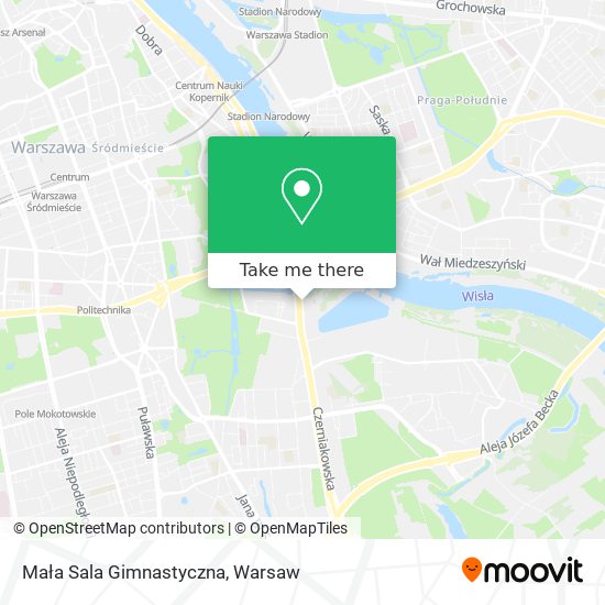 Mała Sala Gimnastyczna map