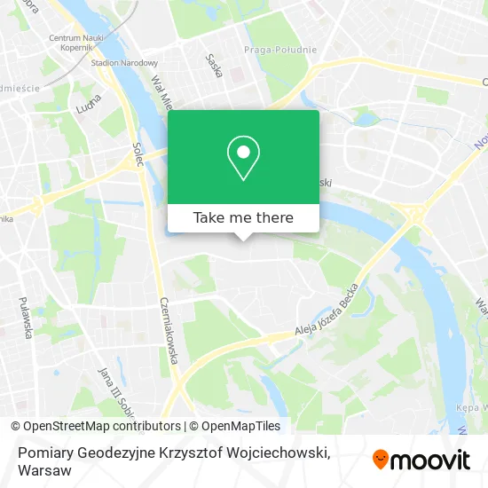 Карта Pomiary Geodezyjne Krzysztof Wojciechowski