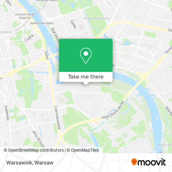 Карта Warsawink