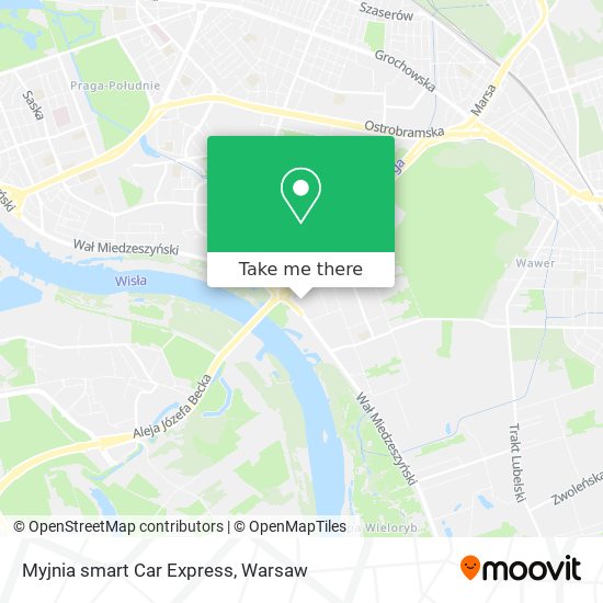 Myjnia smart Car Express map