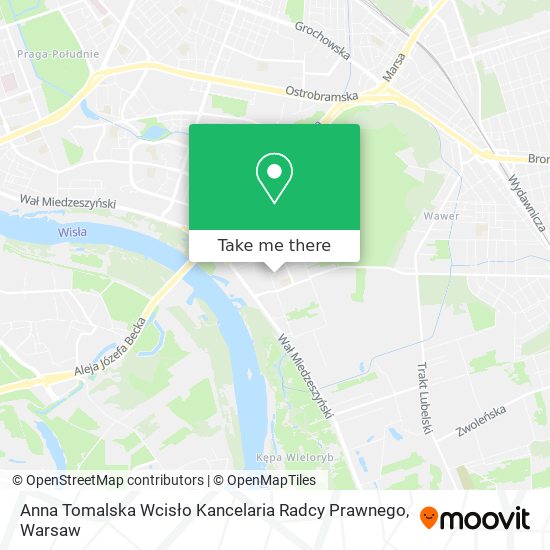 Anna Tomalska Wcisło Kancelaria Radcy Prawnego map