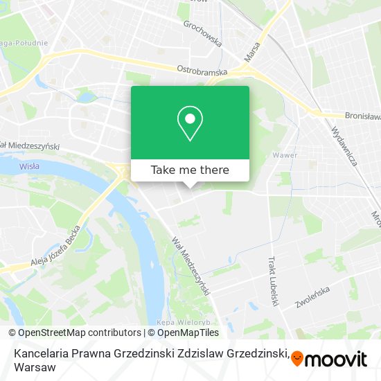 Kancelaria Prawna Grzedzinski Zdzislaw Grzedzinski map