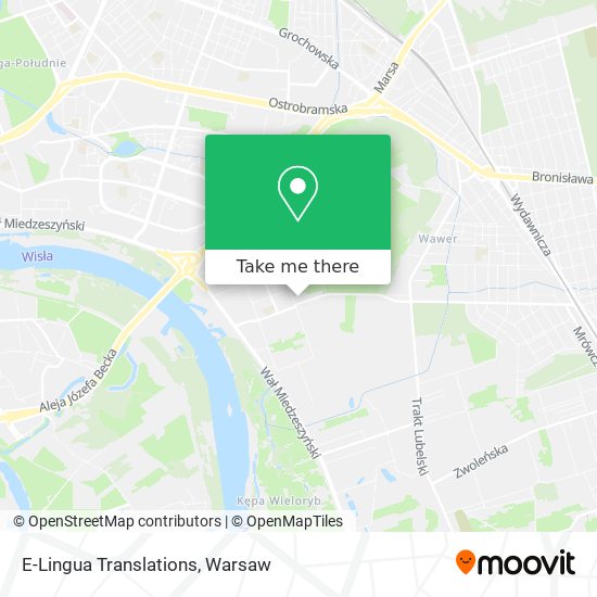 E-Lingua Translations map