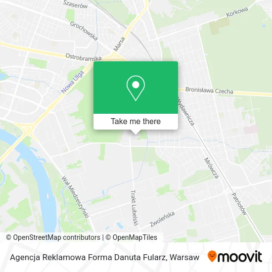 Agencja Reklamowa Forma Danuta Fularz map