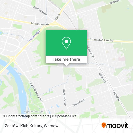 Zastów. Klub Kultury map