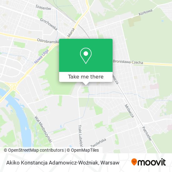 Akiko Konstancja Adamowicz-Woźniak map