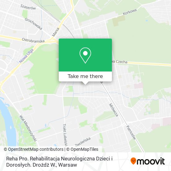 Reha Pro. Rehabilitacja Neurologiczna Dzieci i Dorosłych. Drożdż W. map