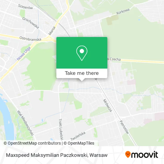 Карта Maxspeed Maksymilian Paczkowski