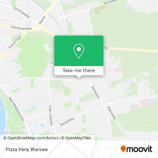 Pizza Vera map