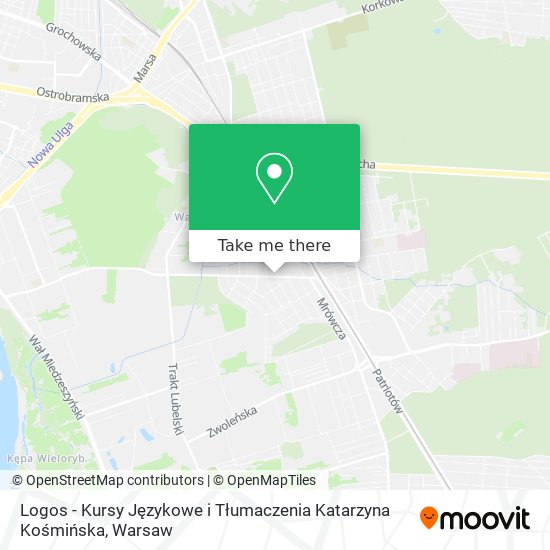 Logos - Kursy Językowe i Tłumaczenia Katarzyna Kośmińska map