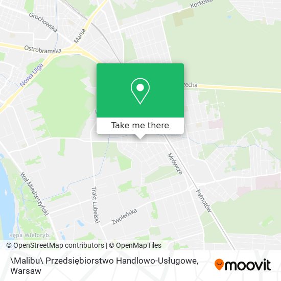 \Malibu\ Przedsiębiorstwo Handlowo-Usługowe map